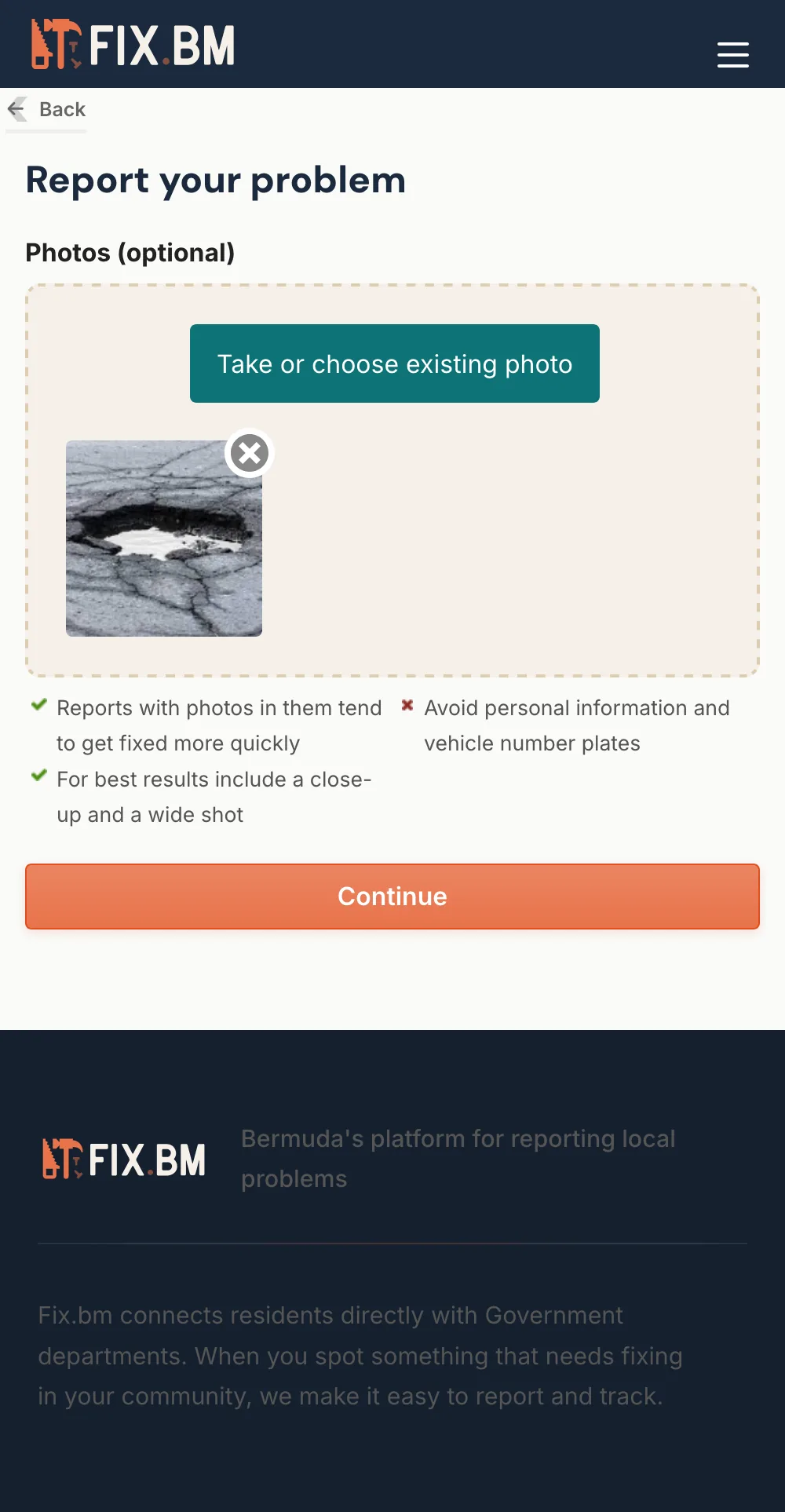 fix.bm — Report a Problem