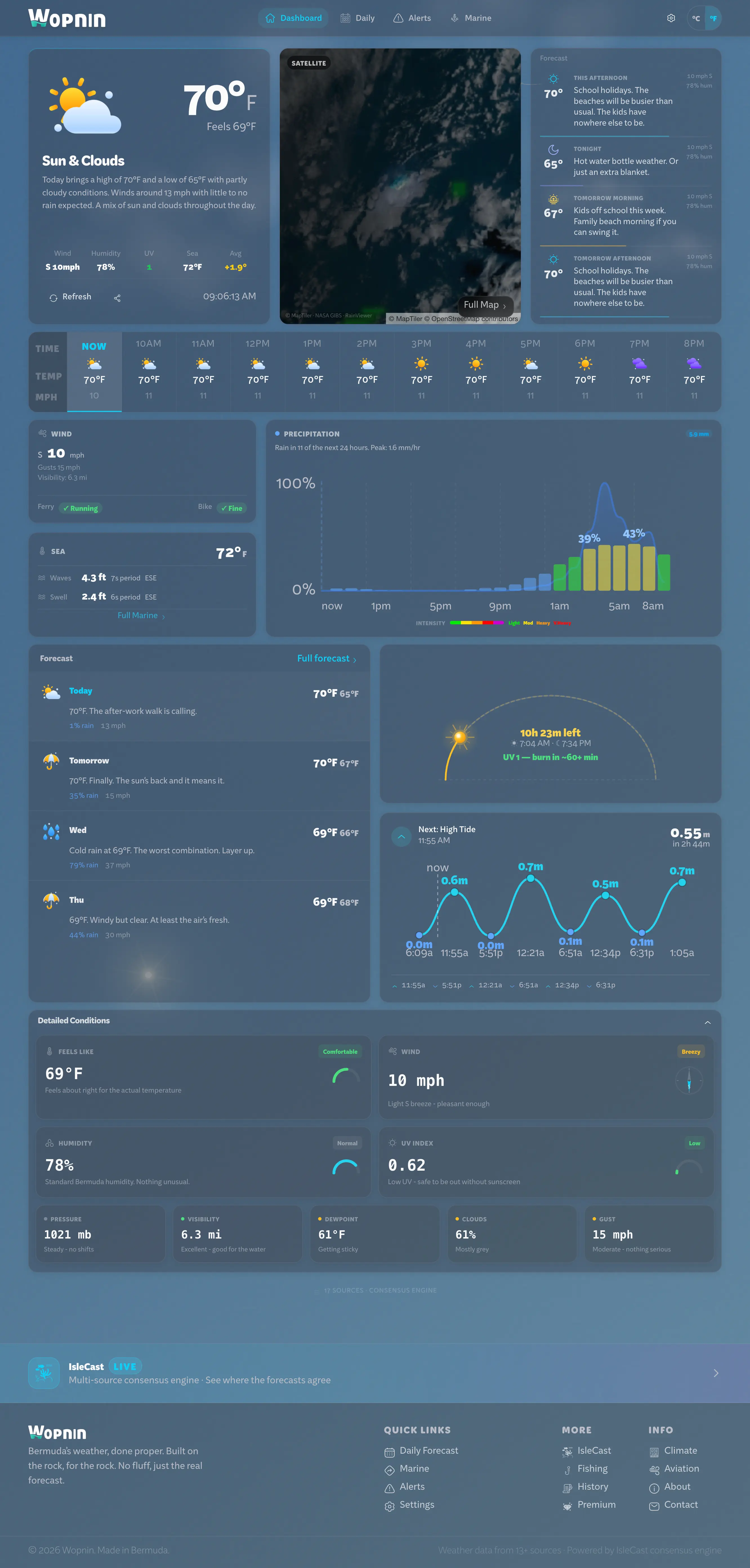 Live Conditions & Vibes